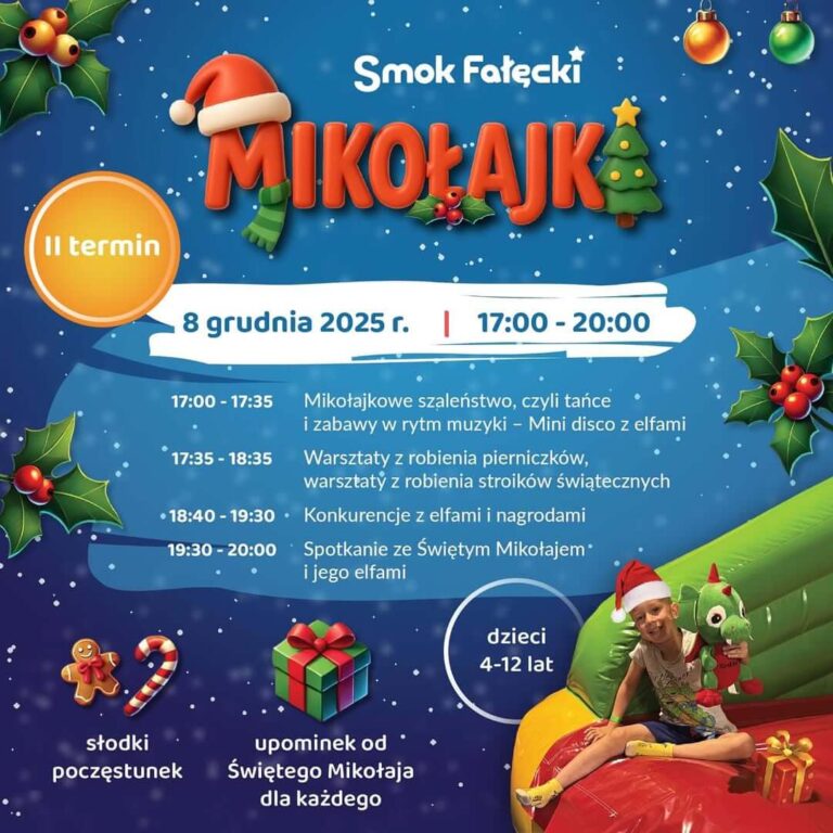 Mikołajki w sali zabaw w Krakowie – II termin!